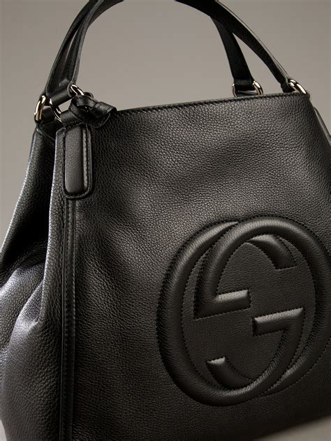 gucci tote bag black|genuine gucci tote.